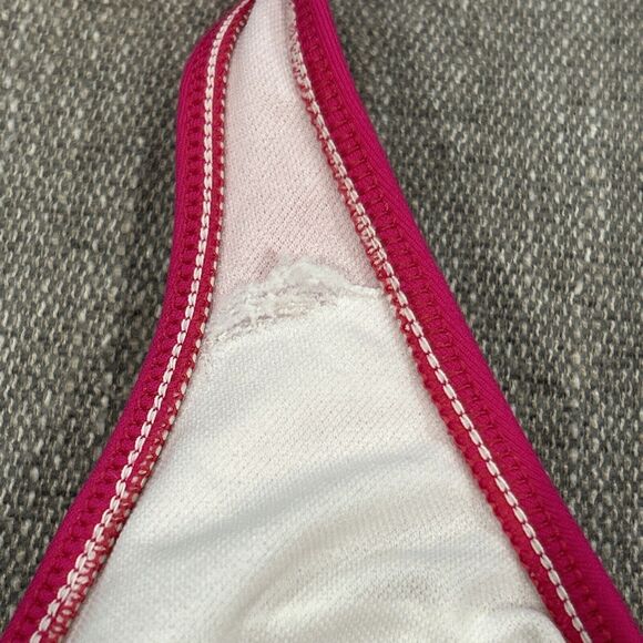 Ralph Lauren Swim Suit Womens Medium Hot Pink Skirted One Piece Halter Neck - Picture 5 of 6